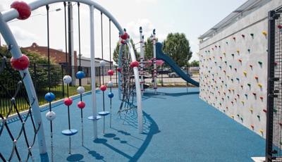 Prairie Creek park - Evos freestanding play climber