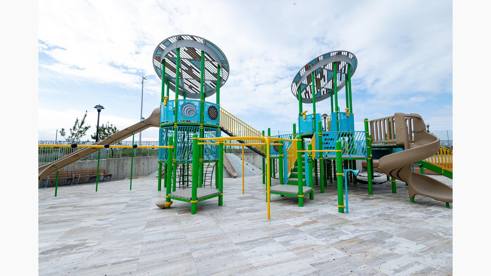 Shore Front Parkway Beach 98th Street Playground - Modern 