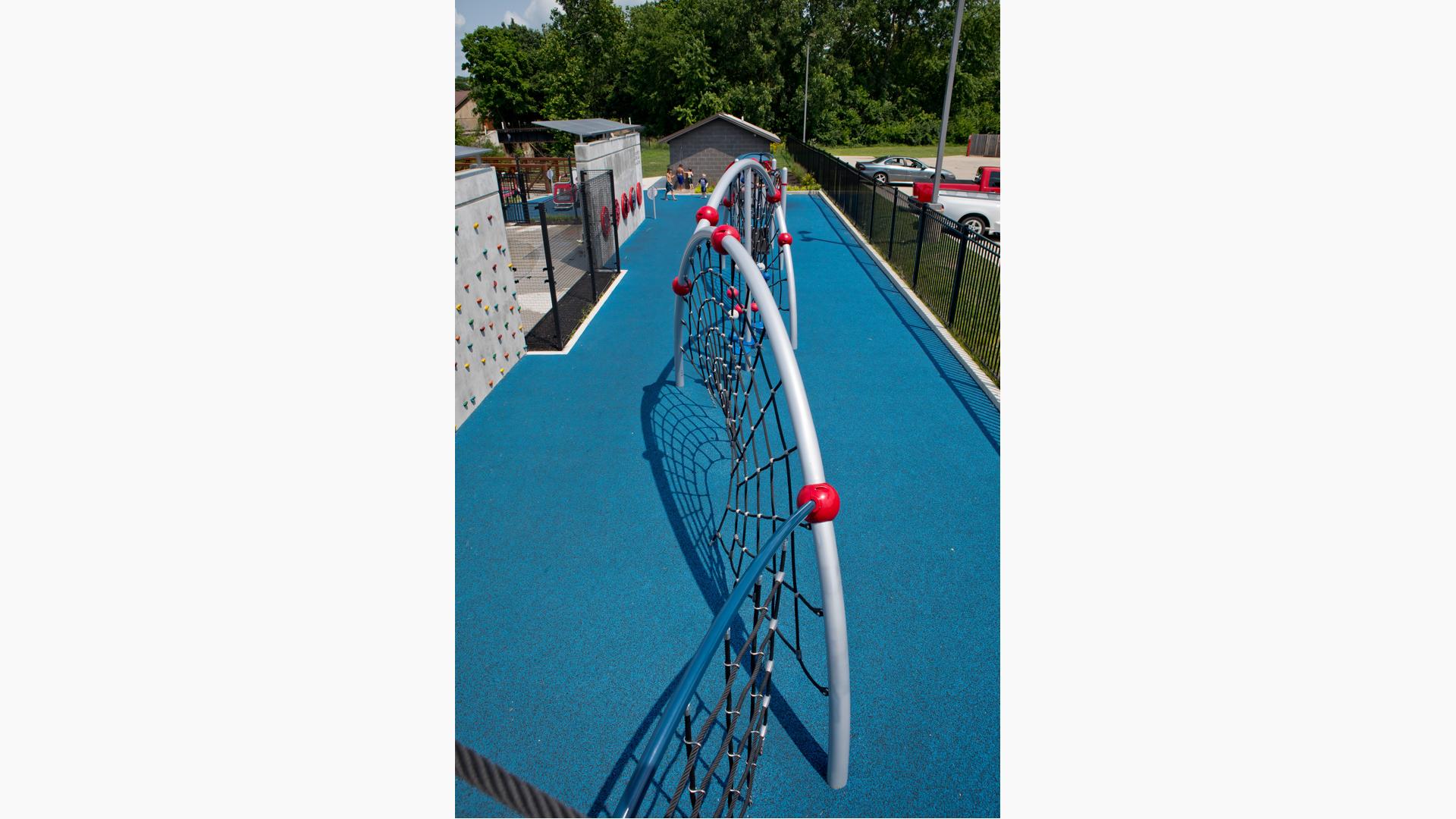 Prairie Creek park - net Climbers