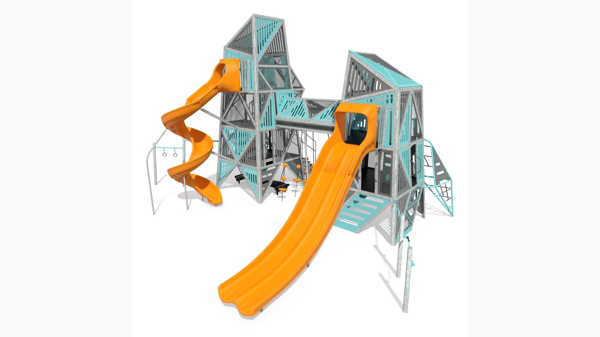 Alpha Link® Towers - Connected Playground Climbing