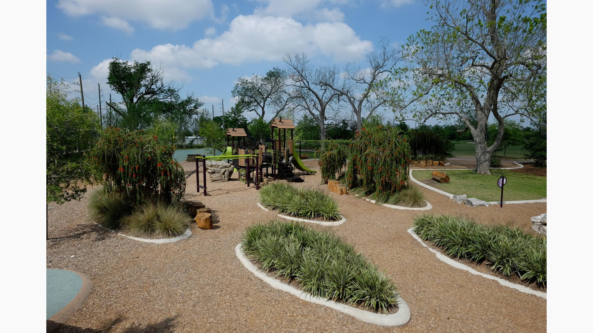 A sunny day at Riverstone Recreation Center.