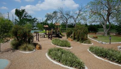 A sunny day at Riverstone Recreation Center.