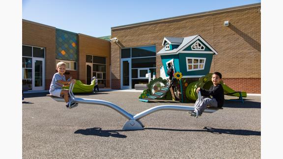 Playground 2 Seat Rocker Teeter Totter Style