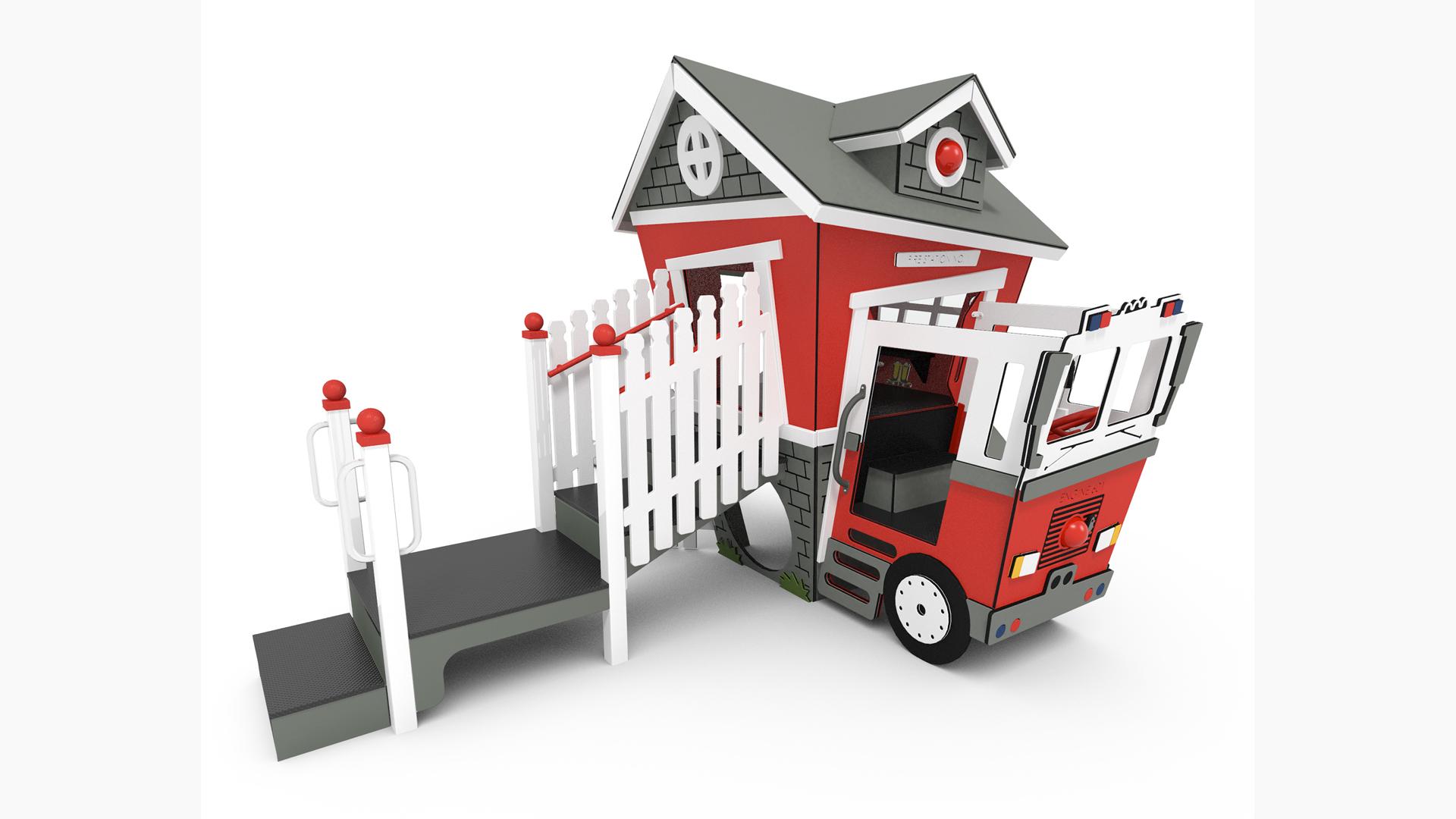 Firehouse playhouse hot sale