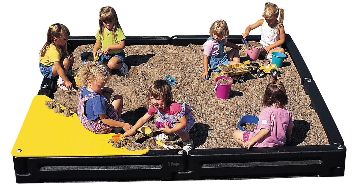 Kids in store the sandbox