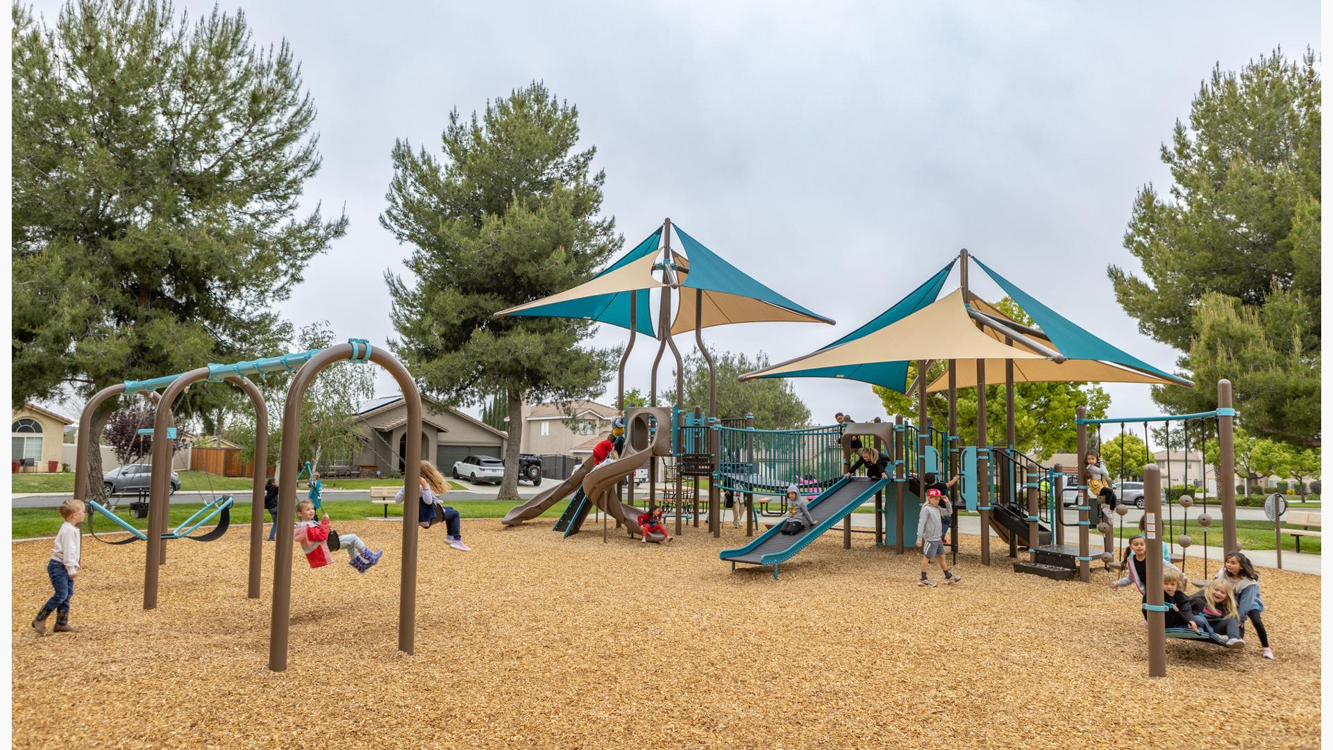 Three Rings Ranch Park Shaded Park Playground