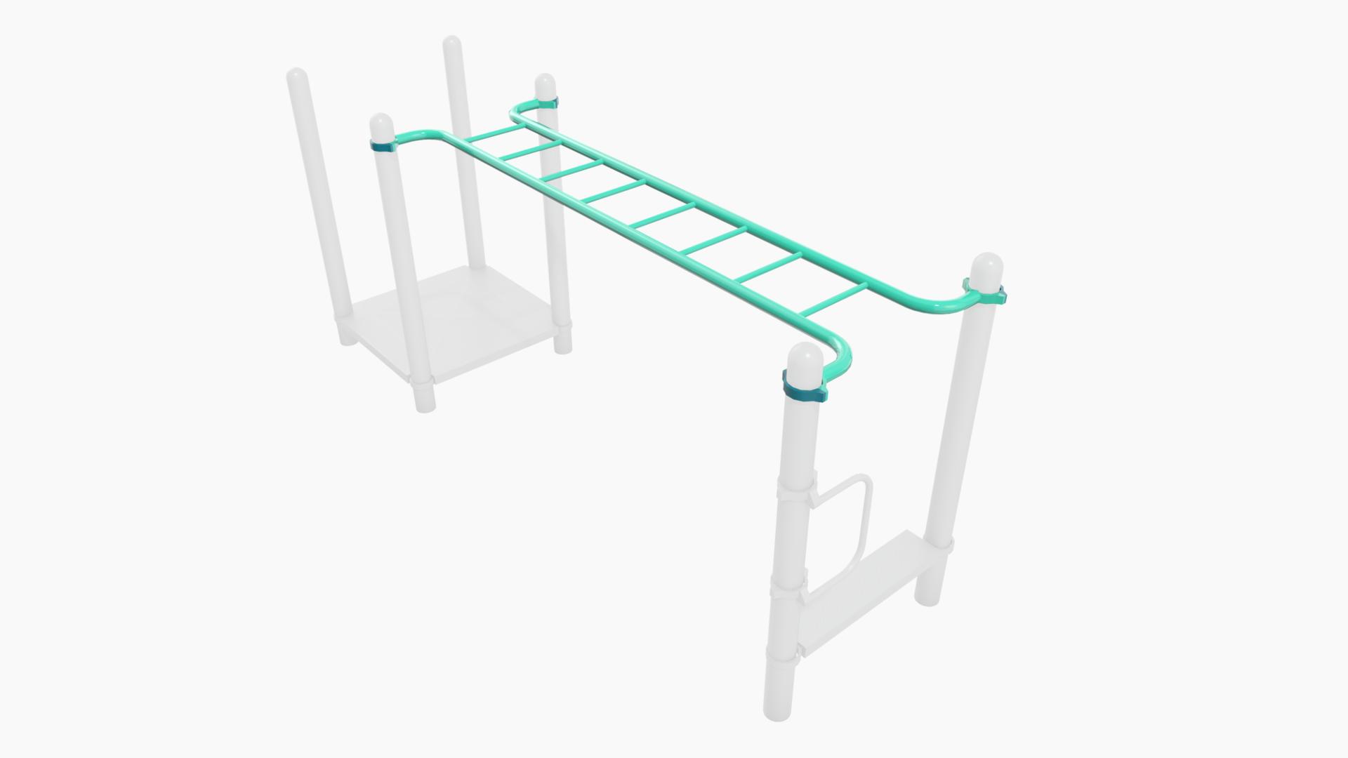 Overhead Parallel Bars - Combination Parallel and Monkey Bar