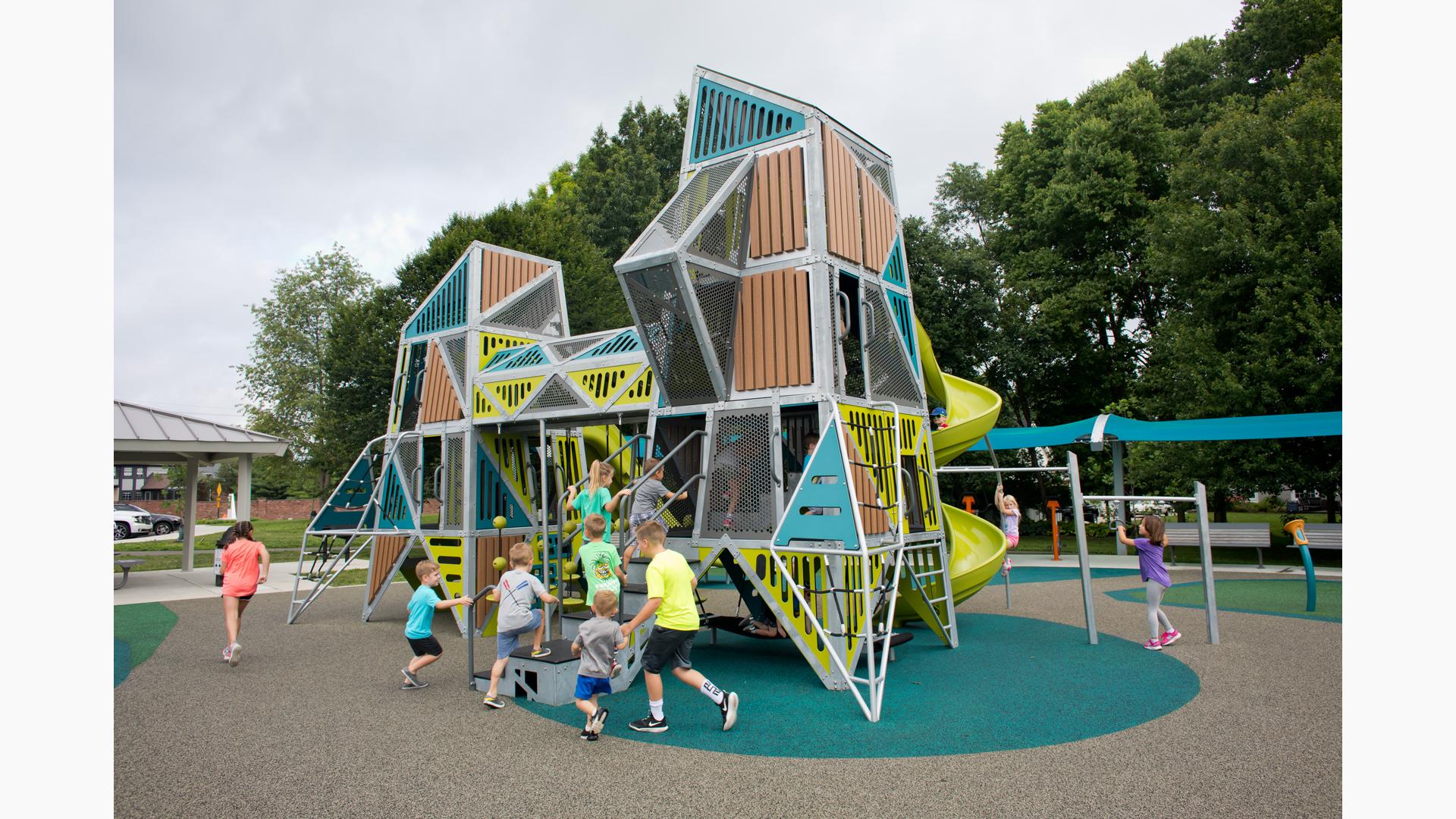 Alpha Link® Towers - Connected Playground Climbing