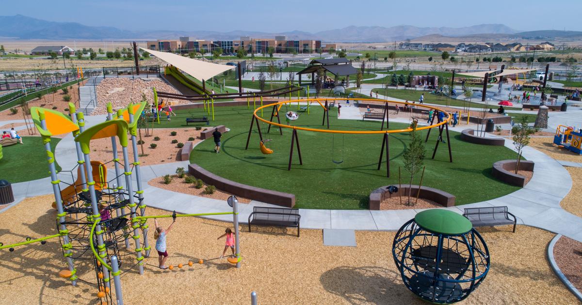 Cory B. Wride Memorial Park - Sprawling Playground Design