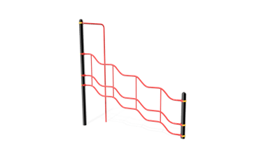Rainbow Climber - Single Arched Ladder for Kids' Playground