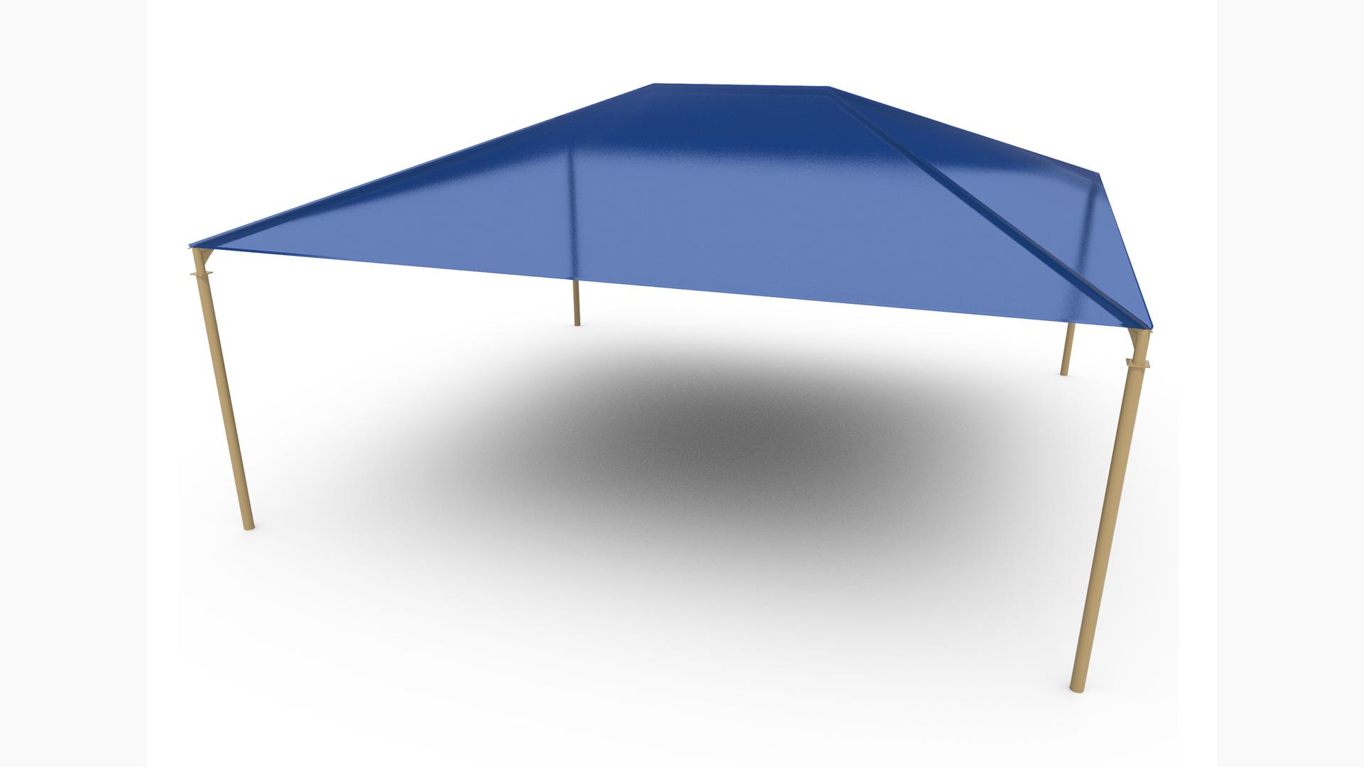 SkyWays® Hip (28'x28') Shade - Landscape Structures SkyWays® Hip (28'x28') Shade - Landscape Structures
