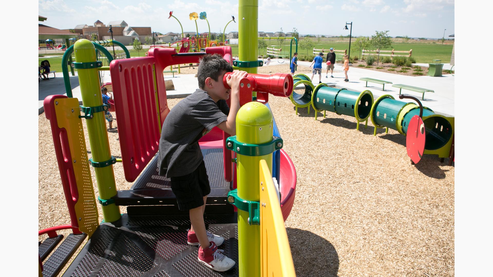 solarpunk city attraction - Playground