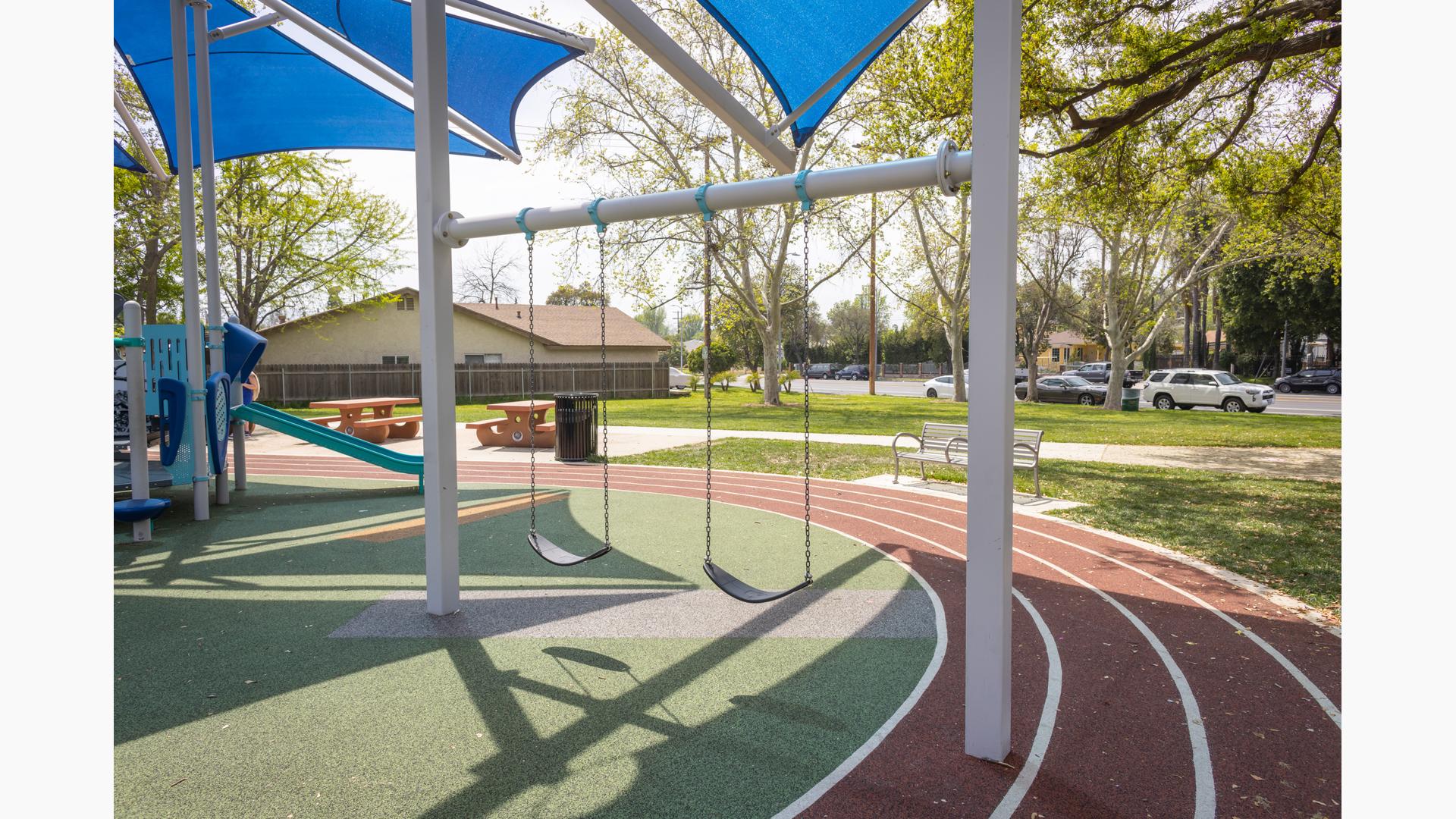 Jesse Owens Park - Track Runner-Themed Playground