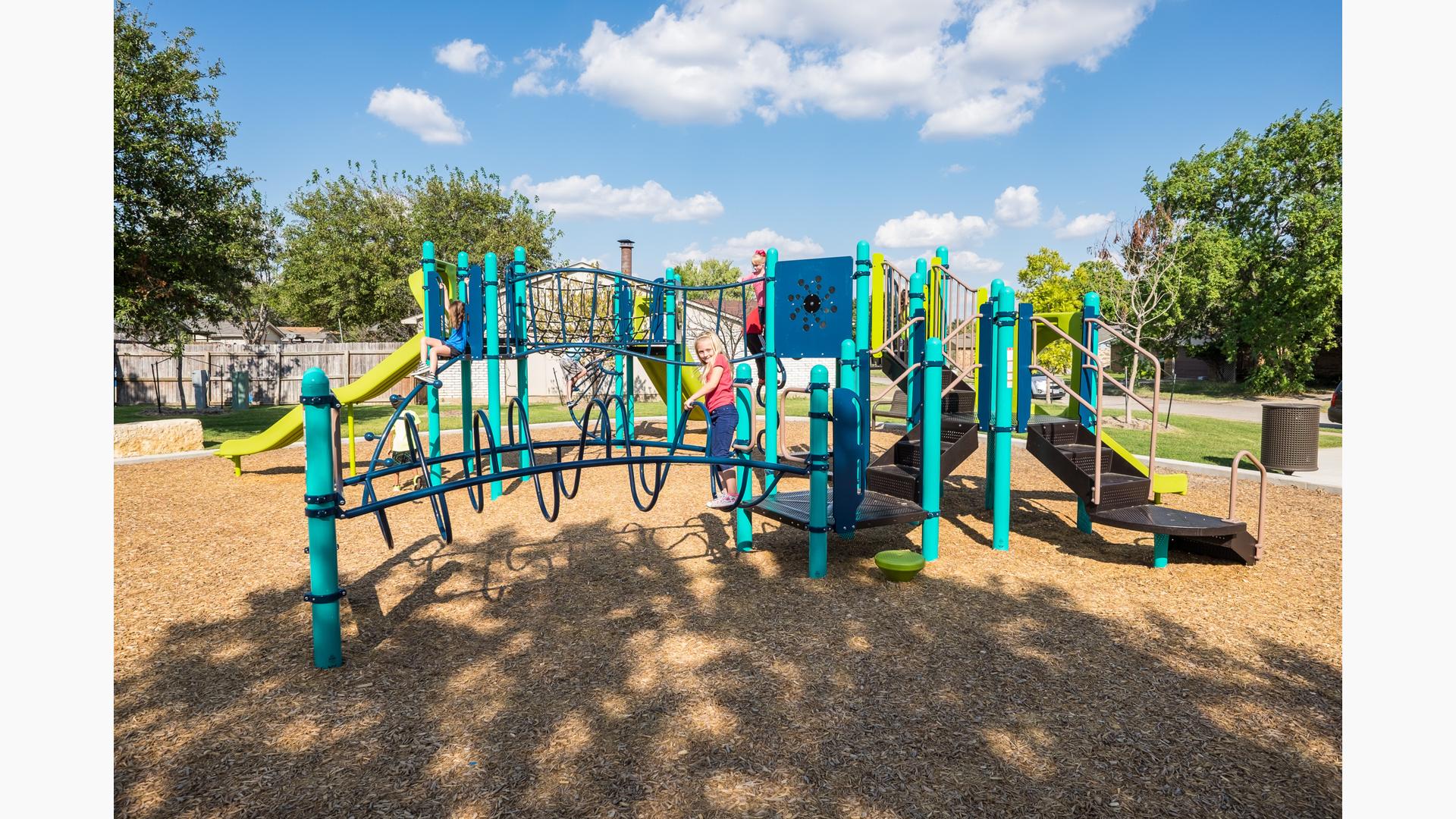 Hillside Park - Colorful Neighborhood Playground