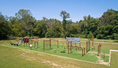 FitCore™ Extreme fitness course at Riverview Park.  Includes all 15 FitCore Extreme obstacles to give users a full body workout.