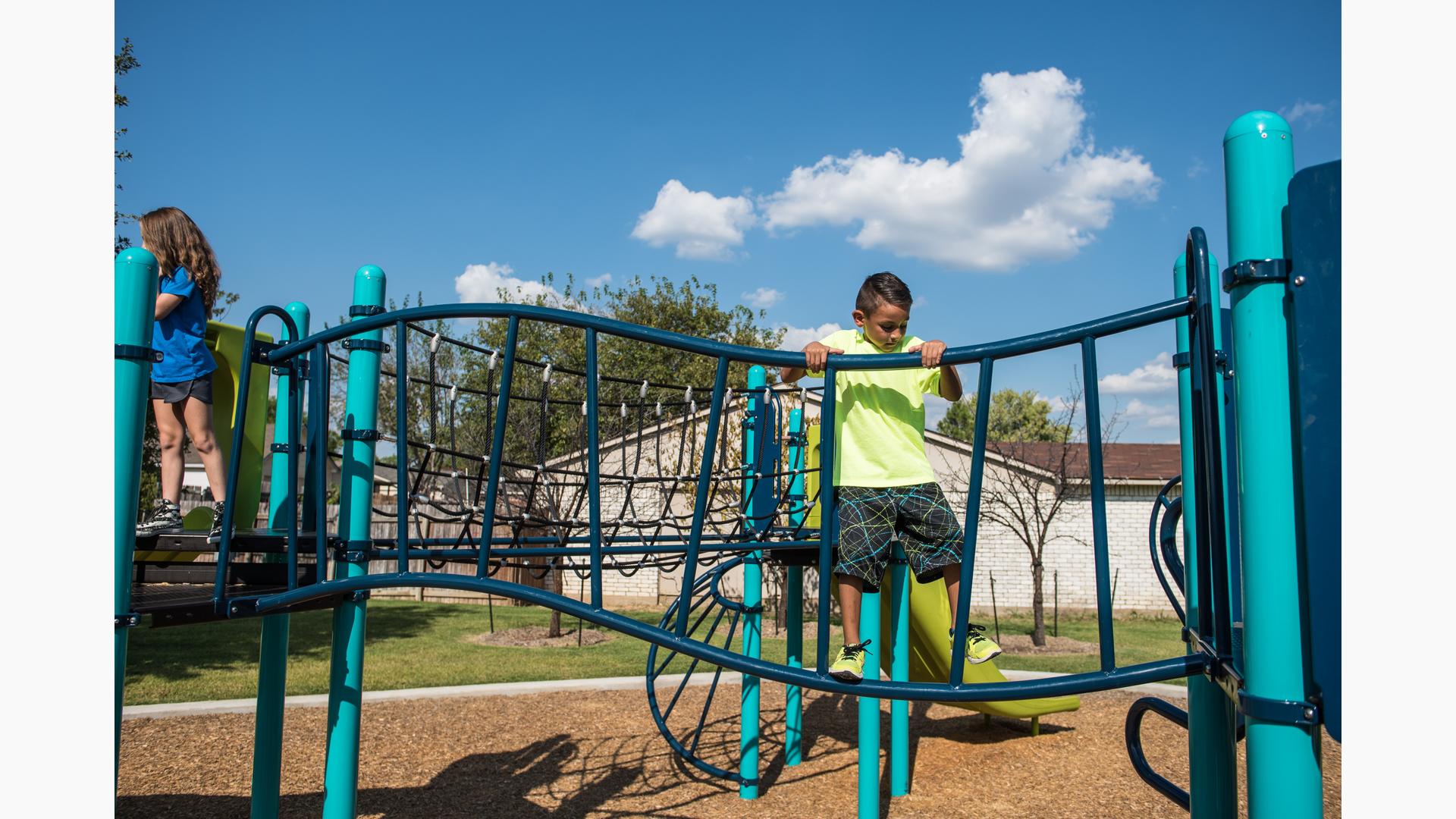 Hillside Park - Colorful Neighborhood Playground