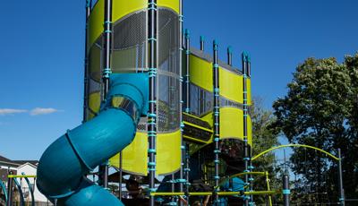 Super Netplex® Double 12' x 12' Playground Towers