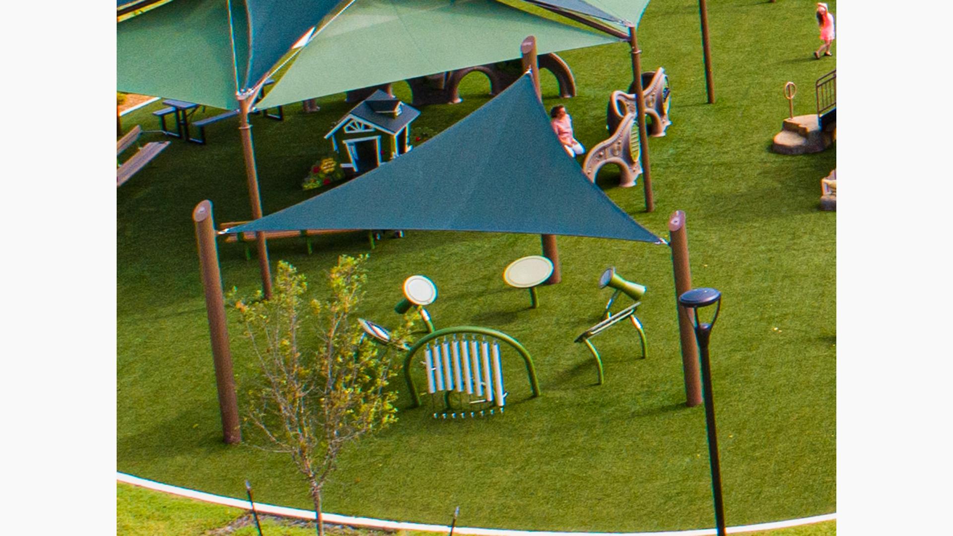 SkyWays® Triangle Sail (20'x20'x20') - Landscape Structures SkyWays® Triangle Sail (20'x20'x20') - Landscape Structures