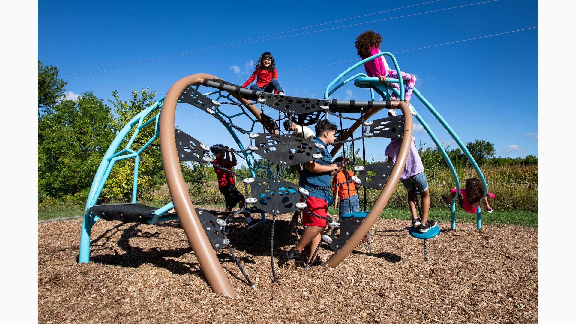 Quantis® A.2 - Net Playground Structure - Landscape Structures