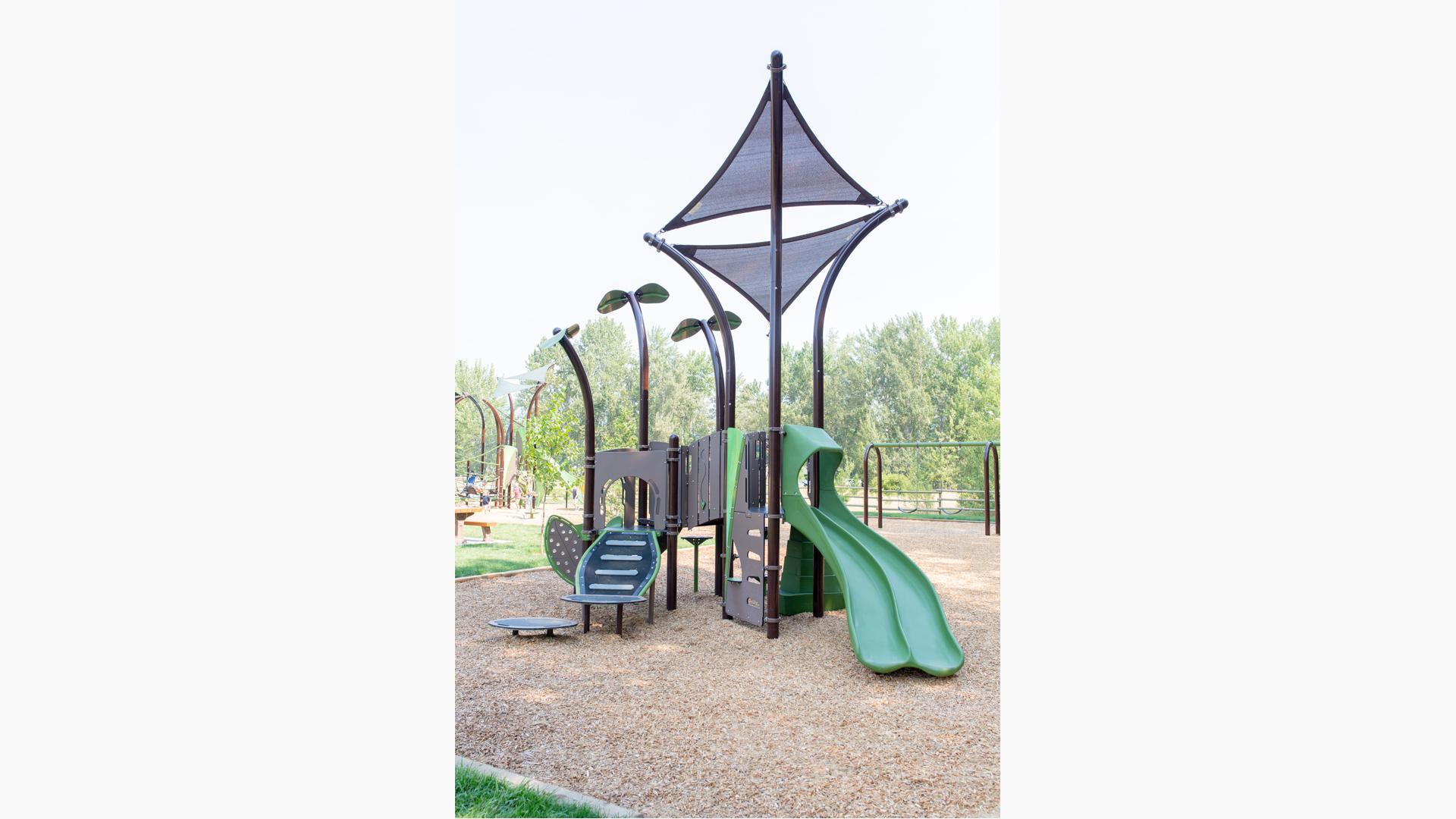 Playshaper playscape at Fintry Provincial park, Vernon, BC CA