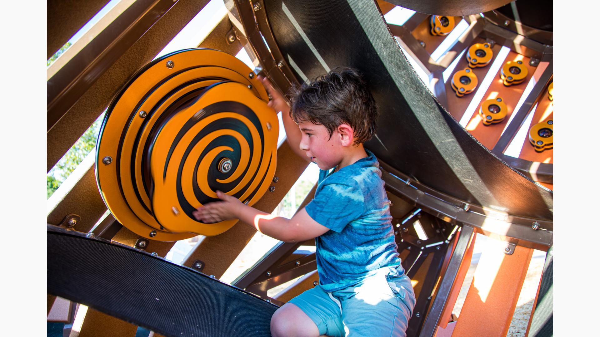 Margaret T. Hance Park - Custom Interactive Animal Play Structures