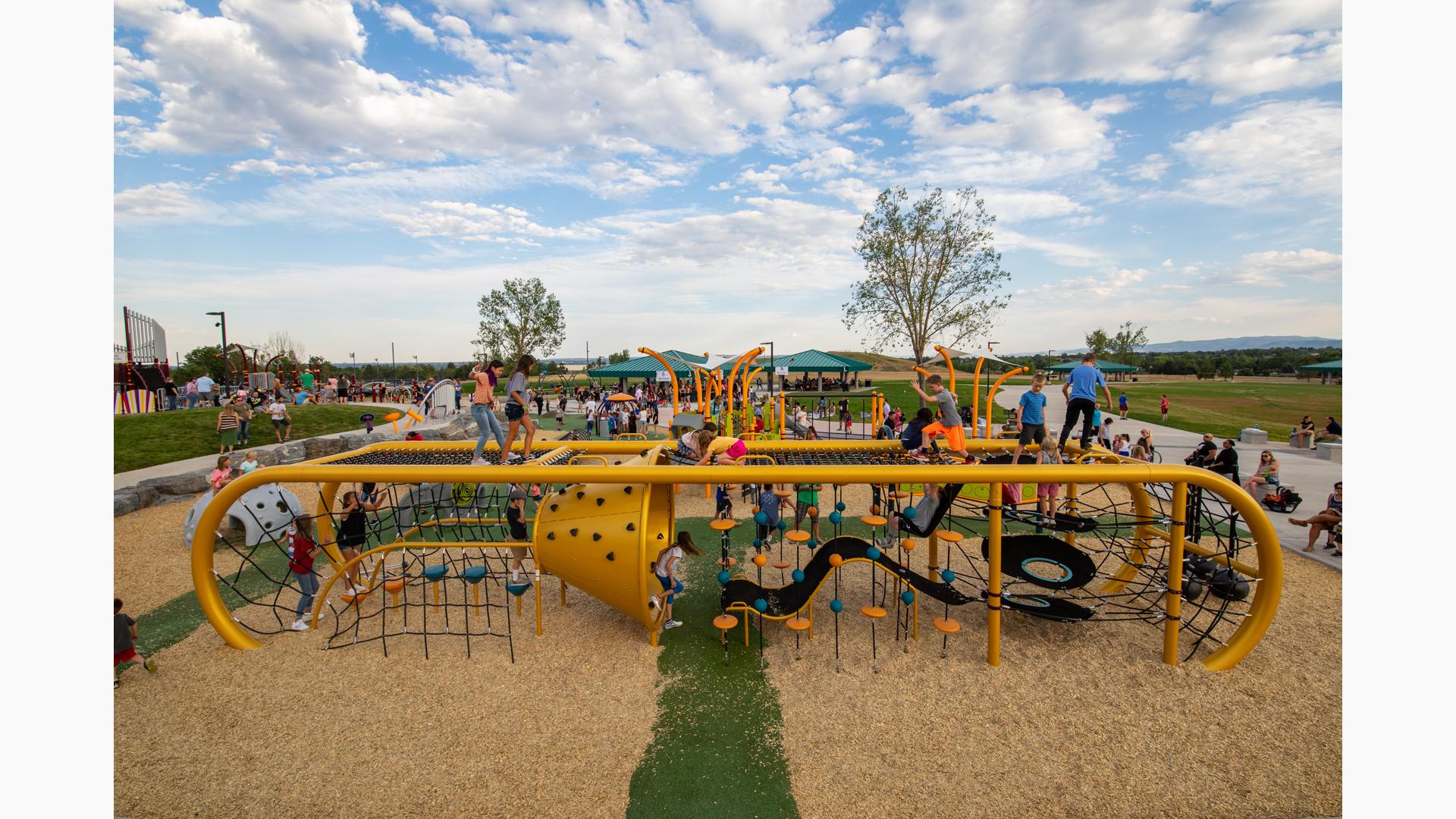 Clement Park Net Climber