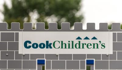Cook Children's hospital sign