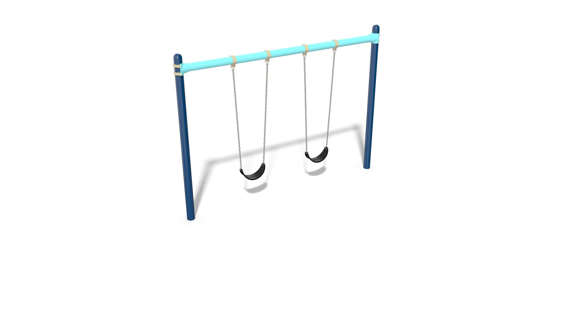 Single Post Swings - Economically Designed, Space Saving