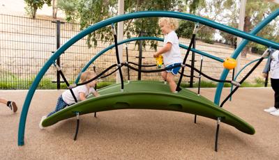 Floating Tunnel Bridge Play System - Commercial Playground Equipment, Pro  Playgrounds