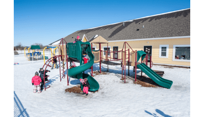 Lil' Explorers Daycare Center Delano, MN features the ToddlerTown® PlayShaper® play structure designed especially for ages 2 to 5.