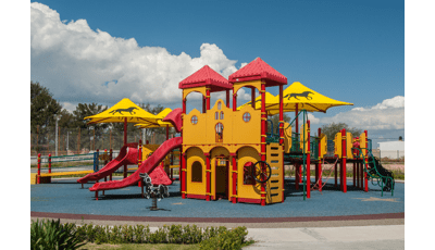 Parque Jerez, Jerez Mexico. This project is the first inclusive playground in Mexico, and was coordinated through Shane’s Inspiration. It features a custom PlayBooster® play structure.