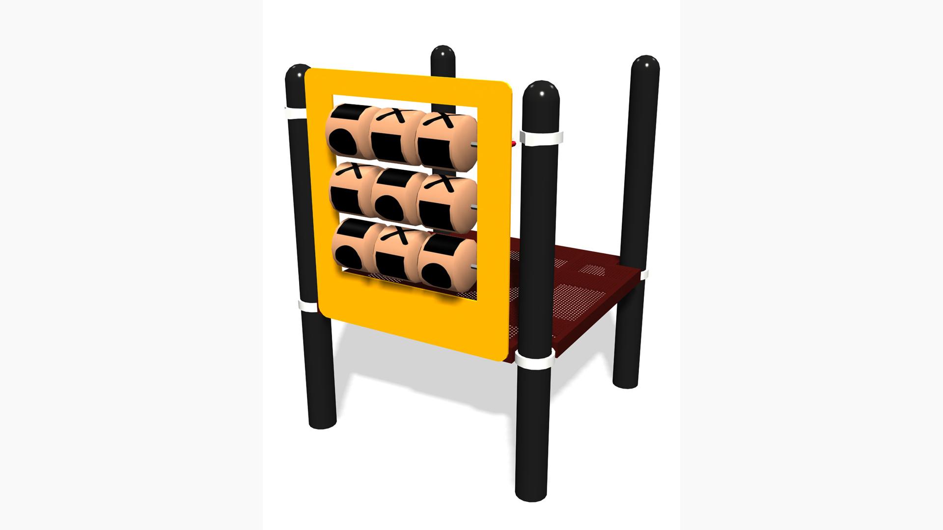 Tic-Tac-Toe Panel (Permalene®) - Landscape Structures