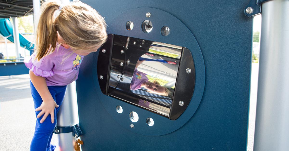 Fun Mirror Panel® - Visual Play - Landscape Structures