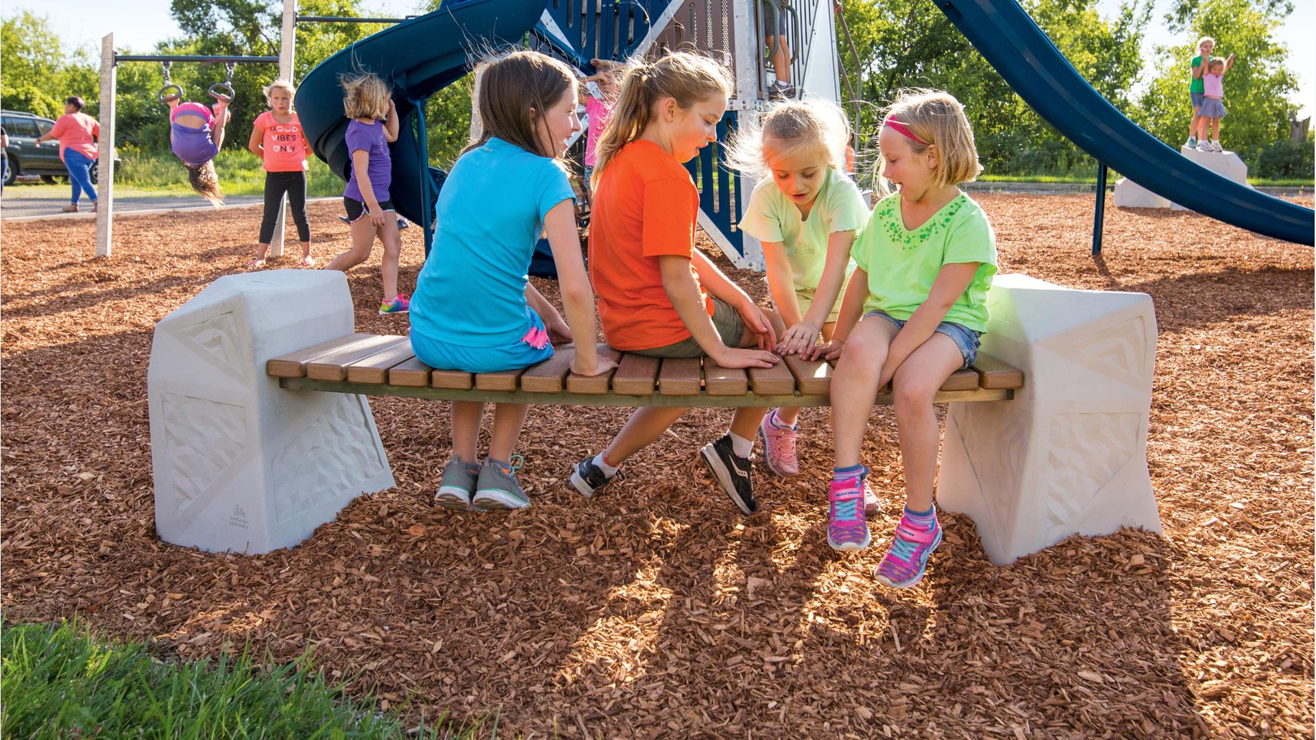 Childrens park online bench