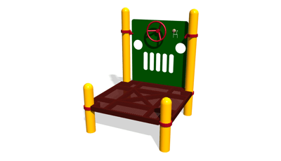 Rock-n-Ring Playground Panel - Musical Playground Element